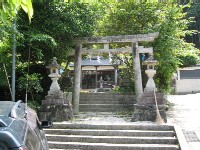 堀毛（降剣）神社　吉野郡下市町下市（堀毛）の様子