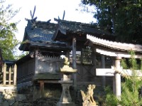 八幡神社　吉野郡下市町梨子堂の様子