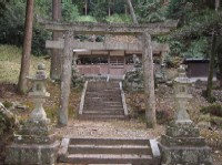 八幡神社　吉野郡下市町原谷の様子