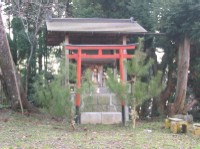 稲荷神社　吉野郡下市町才谷の様子