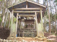 巌島（弁天）神社　吉野郡下市町長谷の様子