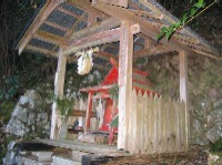 稲荷神社　吉野郡下市町貝原の様子