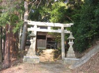 八幡神社　吉野郡下市町黒木の様子