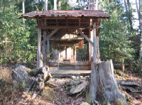 厳島（弁天）神社　吉野郡下市町黒木の様子